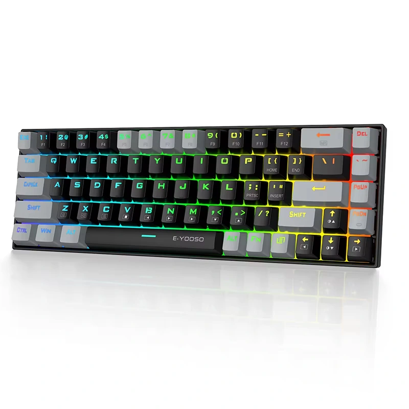 68 düyməli RGB simli mexaniki oyun klaviaturası