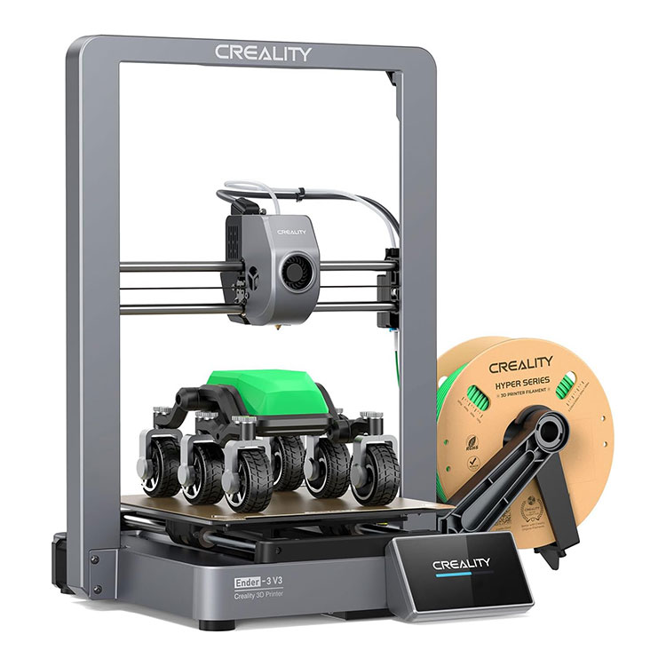 Creality Ender 3 V3 Super 3D Printer 600 mms Ağıllı Özünü yoxlama