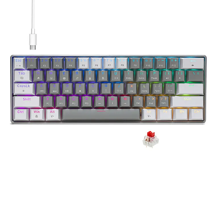 Portativ 60% Mexanik Simli Oyun Klaviaturası